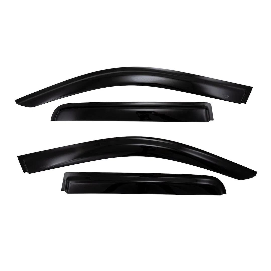 4182H – TRAILFX Rainguard, Low Profile Fits Front And Rear Tape-On Smoke Acrylic Set Of 4